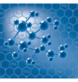 Abstract molecule vector image