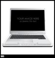 Laptop vector image