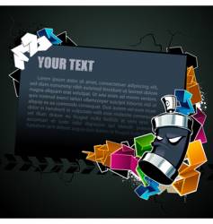 Graffiti banner vector image