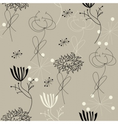 Decorative seamless pattern vector image