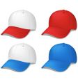 Baseball caps vector image
