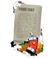 Graffiti banner vector image