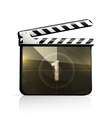 Movie clap vector image