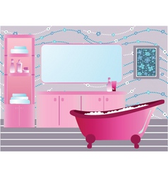 Bathroom vector image