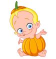 Baby pumpkin vector image