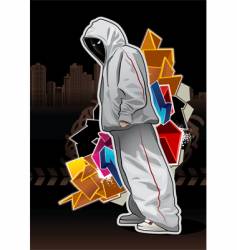 Urban gangster 5 x vector image
