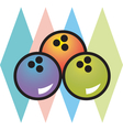 Retro Bowling Alley Signs and logos Retro Bowling Alley Signs and logos vector image