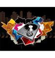 Turntable vector image
