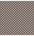 Seamless pattern white polka dots dark background vector image