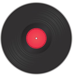 Vinyl record vector image