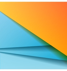 Background with blue paper vector image