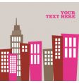 City skyline vector image