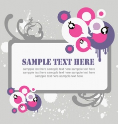 Graphic frame vector image