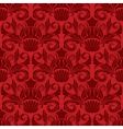 Red seamless wallpaper vector image
