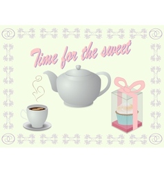 Sweet tea vector image
