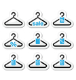 Sale buy 1 get 1 free hanger icons set vector image