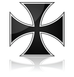 Iron cross vector image