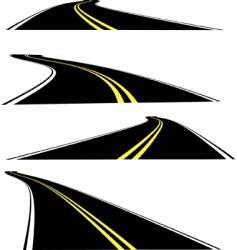 Roads vector image