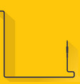 Jack cable icon vector image