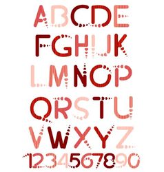 Alphabet vector image