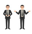 A young businessman vector image