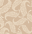 White feathers pattern vector image