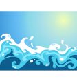 Waves vector image