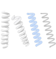 Industrial springs coil vector image