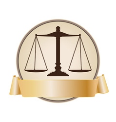 Justice symbol vector image