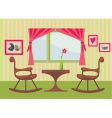 Cute interior vector image