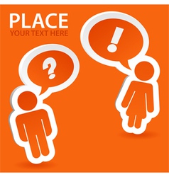 Sticker pictogram vector image