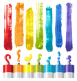 Oil paints vector image