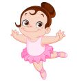 Young ballet dancer vector image