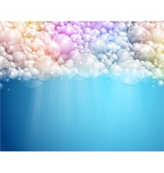 Abstract bubbles background vector image