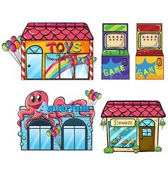 Different Stores vector image