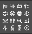 Business and financial Icons set vector image