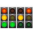Traffic lights vector image