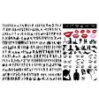 People silhouettes vector image