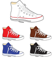 Sneakers vector image