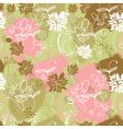 Elegant seamless floral pattern vector image