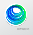 Abstract sign vector image