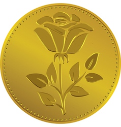 British money gold coin vector image