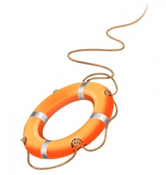 Life belt Life belt vector image