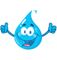 Smiling Water Drop vector image