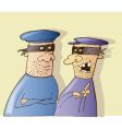 Two thieves vector image