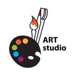 Art studio vector image