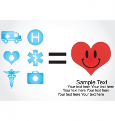Medical icons vector image