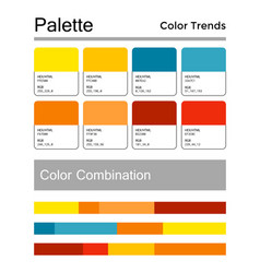 Green color codes and names selection colors Vector Image