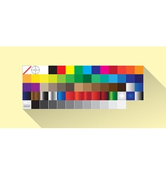 Color palette guide on transparent background Vector Image