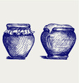 Pot of honey vector image